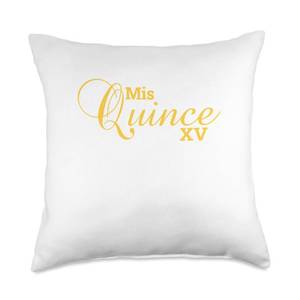 lot 51443 image: Sweet 15 Mexican Birthday Party Quinceanera Mis Quince Anos Throw Pillow
