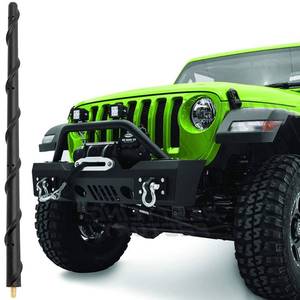 lot 51501 image: BASIKER Antenna for Jeep Wrangler Gladiator JK JT JL Rubicon Sahara Unlimited Sport 2007-2023, Jeep Wrangler Antenna Replacement, 13 Inch Car Radio Antenna Jeep Accessories Optimized AM FM Reception