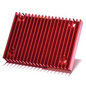lot 51511 image: BIGTREETECH Custom Heatsink for Pad 7, Alunimnum Heat Sink for BTT Pa7 Klipper Touch Screen, 2.44  1.73  0.39 Inches, Red
