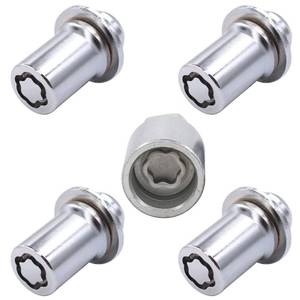 lot 51513 image: MOTOKU Set of 5 Stainless Steel M12 x 1.5 Anti Theft 1.73 Height Longer Ones Wheel Lock Lug Nut with Key for Toyota Corolla Tundra Tacoma Highlander Fj Cruiser 4Runner for Lexus GS300 GS430 GX460