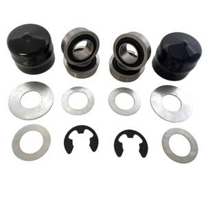 lot 51532 image: DEEG 4PCS Front Wheel Bushing to Bearing Conversion Kit Replaces Craftsman, Sears, AYP, Poulan, Husqvarna 9040H - 9040-N 532009040 532124959 - OEM Upgrade