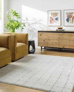 lot 3408 image: Livabliss x Our PNW Home Cascade Minimalist Area Rug, 710 x 10, Ivory