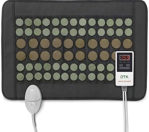 lot 6270116 image: Heating Pad for Back, Far Infrared Natural Jade and Tourmaline Heating Pad, Smart Controller with Memory Function, Auto Shut Off and Travel Bag Included, Small Pro
