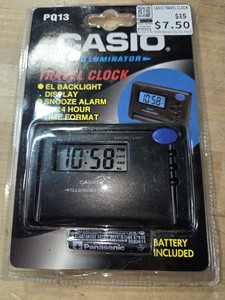 lot 6270122 image: Casio Snooze Daily Alarm Travel Clock