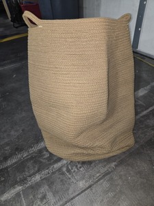lot 6270128 image: Brown Spacious Cotton Rope Storage Hamper