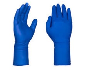 lot 6270135 image: Blue Honey Comb Grip Blue Gloves 12 Count Size Large