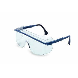 lot 6270136 image: Honeywell Uvex Astrospec OTG 3001 Eyewear Clear Lens Polycarbonate Uvextreme AF Blue Frame