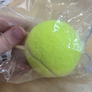 lot 6270161 image: 1 Pc 9.5 Inch Yellow Tennis Ball Dog Toy Ball