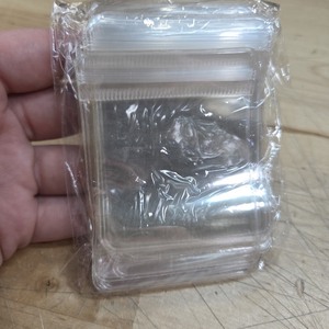 lot 6270179 image: 10 Pack Clear PVC Zipper Jewelry Small Item Bags