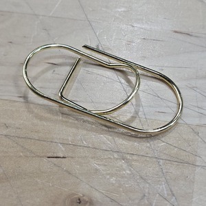 lot 6270188 image: 2 Metal Pen Clip, Pen Holder Clip Pencil Clip Pen Clip Holder Pen Holder for Notebook Clipboard Book Journal, Golden