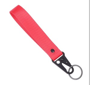 lot 6270190 image: Fashion Solid Color Ribbon Keychain Lanyard Business Gift Key Chain For JDM Car Motorcycle Keychain Key Ring