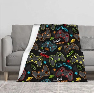 lot 6270193 image: Gamer Throw Blanket 60 X 50Inch,Video Game Controller Gamepad Blanket Soft Lightweight Gaming Blanket for Kids Boys Teens Gamer Gifts