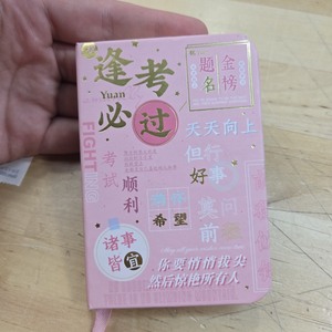 lot 6270255 image: 1 Pc Mini Must Pass Ecam Notes Mini Planner Notebook Journal - Pink