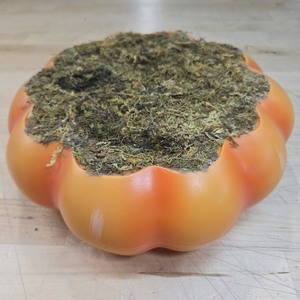 lot 6270332 image: 1 Pc Fall Halloween Thanksgiving Pumpkin Moss Top Platform Decor Base Stand