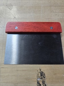 lot 6270371 image: Dough Pastry Bench Cutter Scraper Dough Scraper and Cutter Stainless Steel Bench Scraper