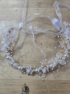 lot 6270380 image: Childrens Head Ornament Flower Girl Headband Girl Hair Accessories Headband for Girls Bridal Headpieces for Wedding Flower Girl Headpieces for Ornament Headband White Flower Crown