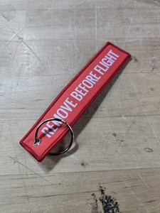 lot 6270381 image: Remove Before Flight Key Chain