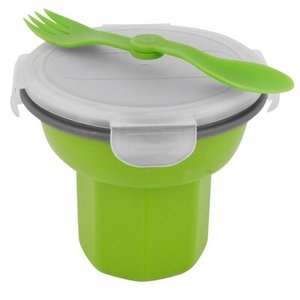 lot 6270403 image: Smart Planet Eco 24 oz. Collapsible Travel Bowl with Spork