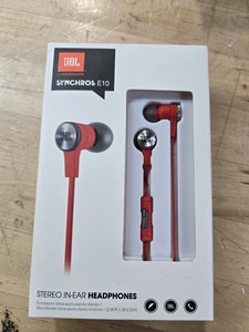 lot 6270407 image: Domestic Regular Goods Jbl Synchros E10np Canal Type Earphone Red E10rednp