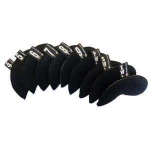 lot 6270411 image: NEW Club Glove 9 Piece Neoprene Premium Iron Covers 4-SWXW Black