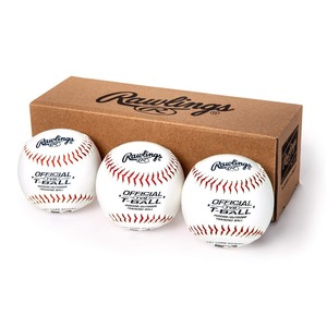 lot 6270420 image: Rawlings  Official T-Balls  TVB  Youth6u  3 Count  Sponge Rubber Core  IndoorOutdoor
