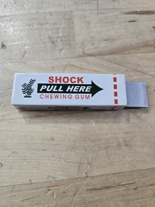lot 6270422 image: Superstore Shock Gum Prank Funny Shocking Gum Gag Realistic Joke Low Votage