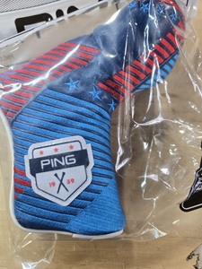 lot 6270431 image: Ping Limited Edition US Open Stars & Stripes Blade Putter Golf Headcover