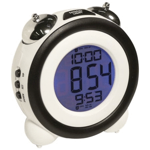 lot 6270449 image: Sonnet T-4689 Atomic LCD Mechanical Bell Alarm Clock