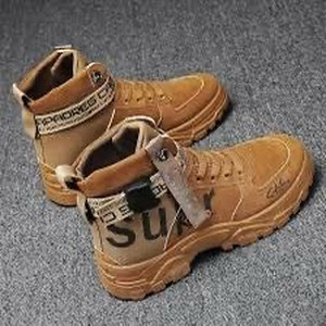 lot 6270480 image: Mens Comfortable Breathable Faux Leather Boots for Outdoor Activities size 42
