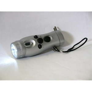 lot 6270494 image: Sonnet Industries FSH-249 PLUG IN RECHARGEABLE 5 LED FLASHLIGHT RADIO WITH 6 LED HANDSFREE SIDE PANEL