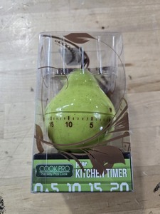 lot 6270503 image: ExcelSteel Cook Pro #261 Pear Kitchen Timer, Green