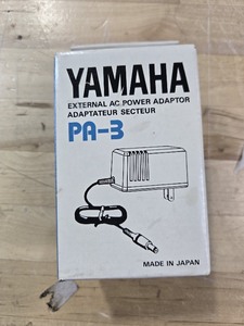 lot 6270543 image: Genuine Yamaha Portasound Pa-3 External Ac Power Adapter 120v Dc10v Vf10380