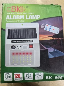 lot 6270585 image: Solar LED Light With Motion Sensor  Alarm