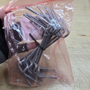 lot 6270357 image: Galvanized 6 Yankee Candle Fixture Peg Board Hooks Heavy Duty 10 Pcs