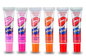 lot 6270587 image: 6 Colors Tattoo Magic Color Peel Off Mask Tint Long Lasting Waterproof Lip Gloss by romantic bear
