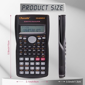 lot 6270590 image: Line Engineering Scientific Calculator Function Calculator Calculator Large Display Math Calculator for Student Teacher Classroom High School College School Business Offices Black
