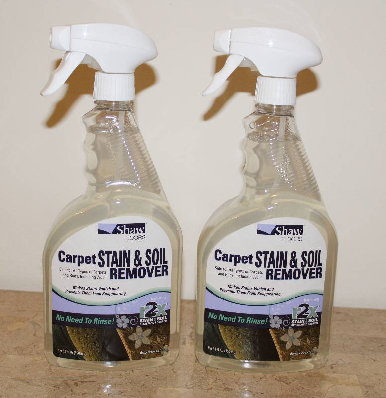 lot 7275 image: 2 Bottles of Shaw Floors Carpet Stain and Soil Remover
