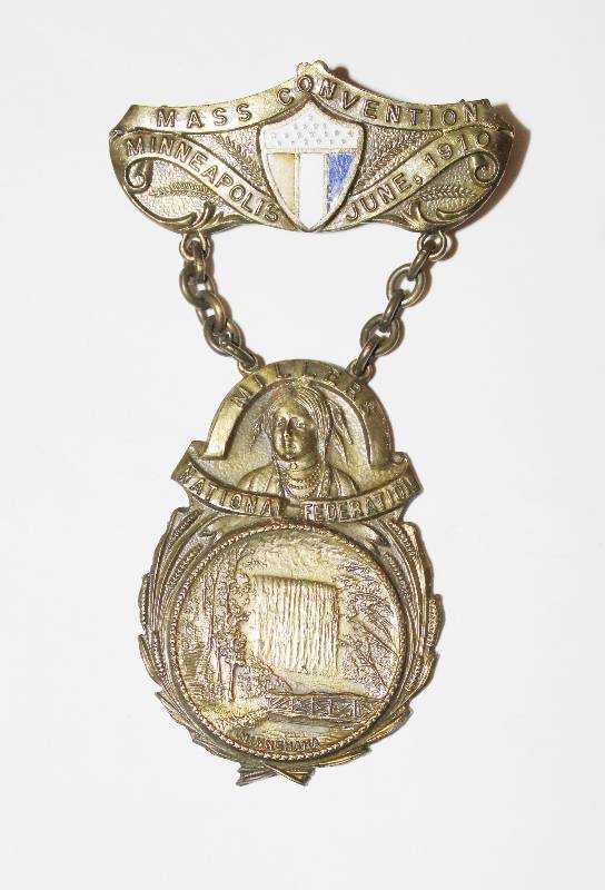 lot 7291 image: Mass Convention Minneapolis, June 1910 Medal- Millers National Federation- Pretty Cool