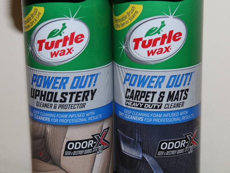 Turtlewax Oxy Power Out! Upholstery Cleaner: Destroys Odors Up To