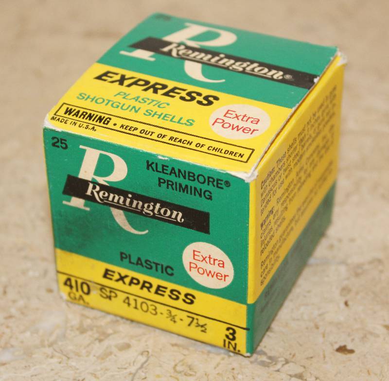 lot 7296 image: Box of 410 Shotgun Shells- 25 Count