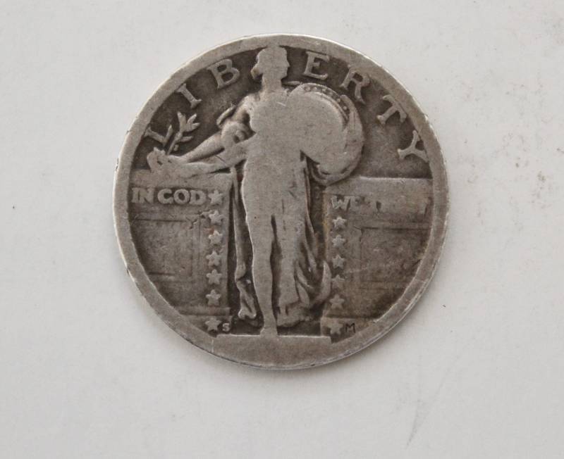 lot 7303 image: Standing Liberty Quarter- Minted from 1916-1930- Very Neat