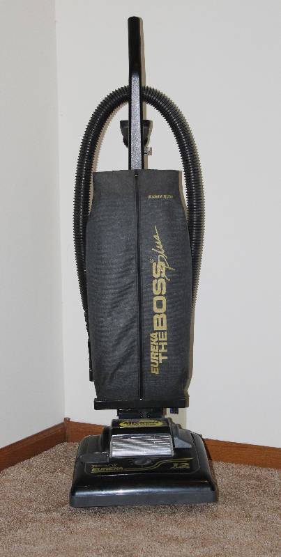 lot 7318 image: Eureka Bravo 2 Upright Vacuum Sweeper- The Boss Plus