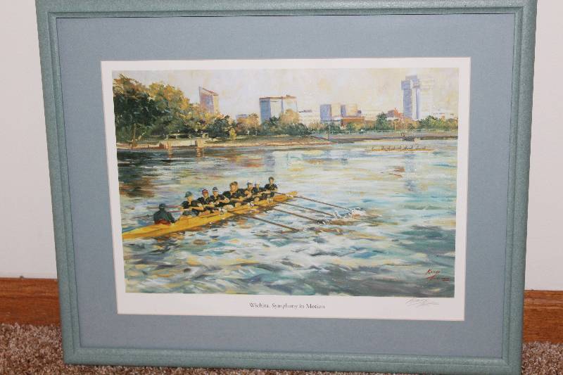 lot 7329 image: Framed Signed Print- Wichita Symphony in Motion- Very Beautiful