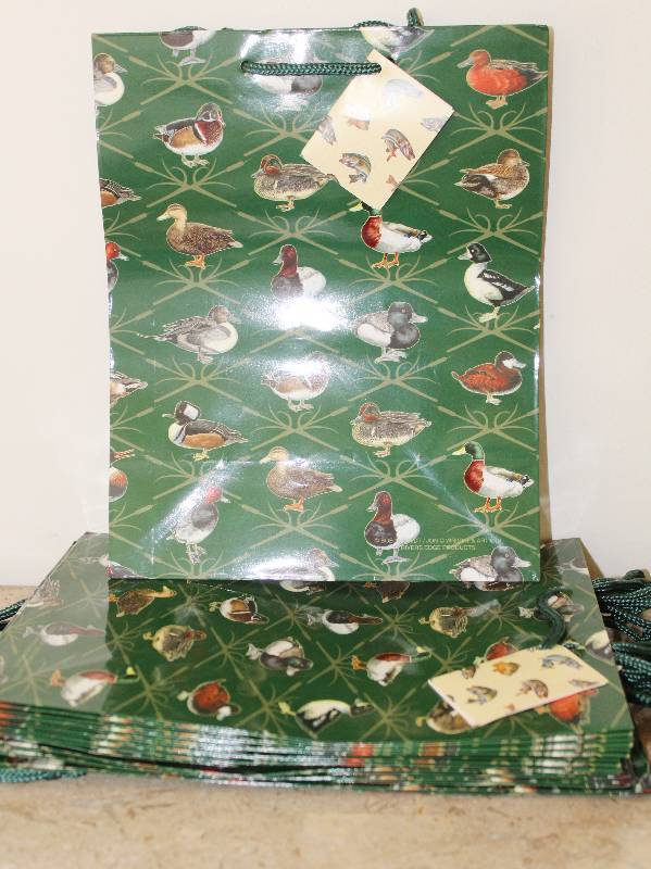 lot 7343 image: Lot of 9 Duck Themed Gift Bags- So Cute