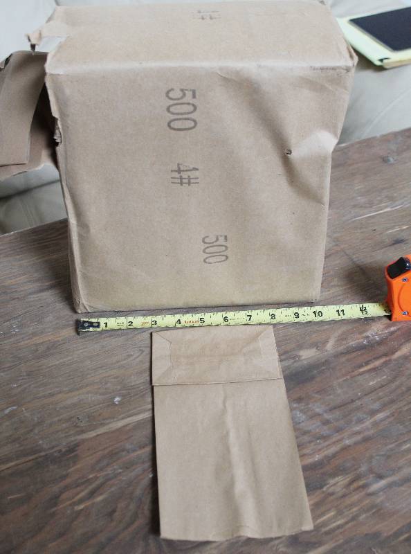 lot 7418 image: No. 4 Craft Brown Paper Bags- Approximately 375