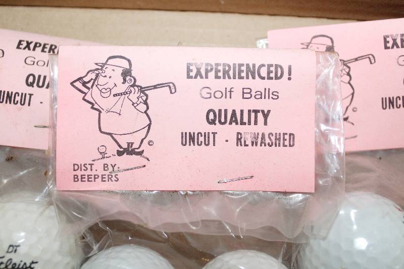 lot 7443 image: 3 Dozen Experienced Golf Balls- Uncut and Rewashed- 1 Dozen in Each Sleeve