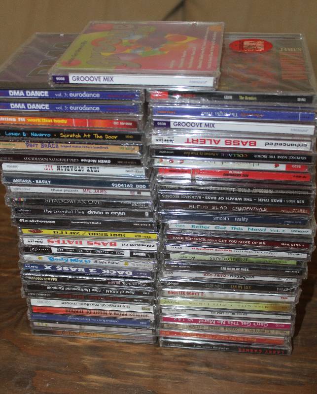 lot 7458 image: HUGE Lot of Unopened CDs- 51 Total