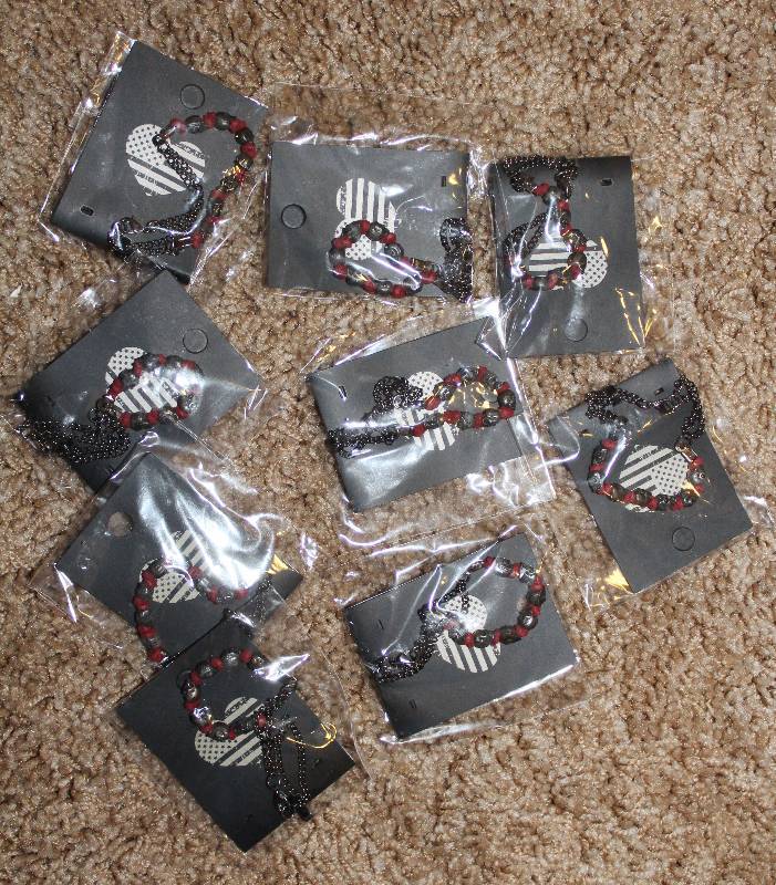 lot 7541 image: Lot of 9 Bracelets- All New in Package- How Pretty