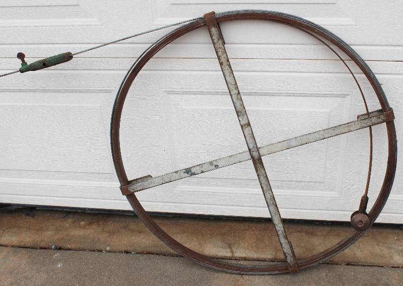 lot 7553 image: 50 Long Flat Steel Sewer Tape- Cool