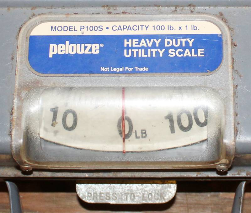 lot 7573 image: Pelouze 100 lb. Utility Scale-  Ideal for Estimating Shipping Cost- Cool